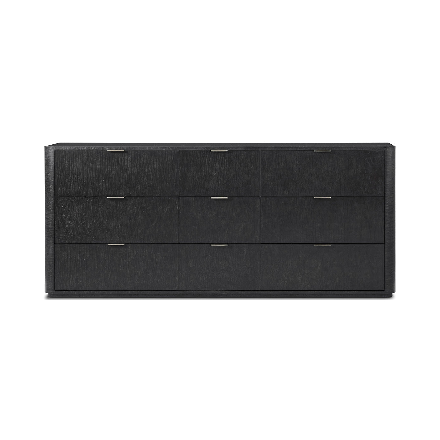 Grande commode noire de style Art déco