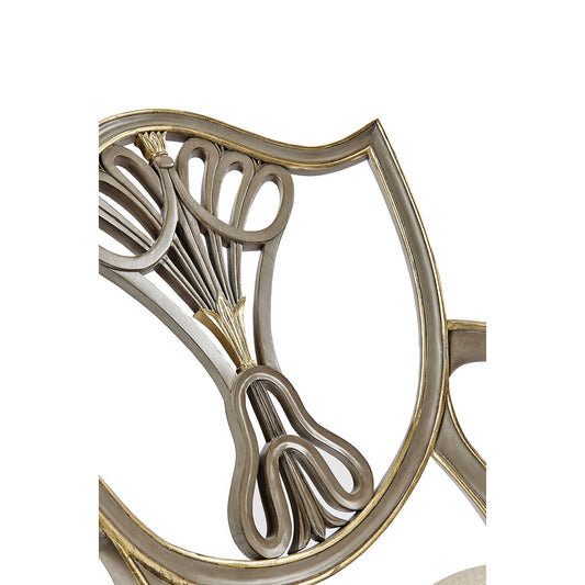 Chaise de salle à manger à dossier bouclier de style antique