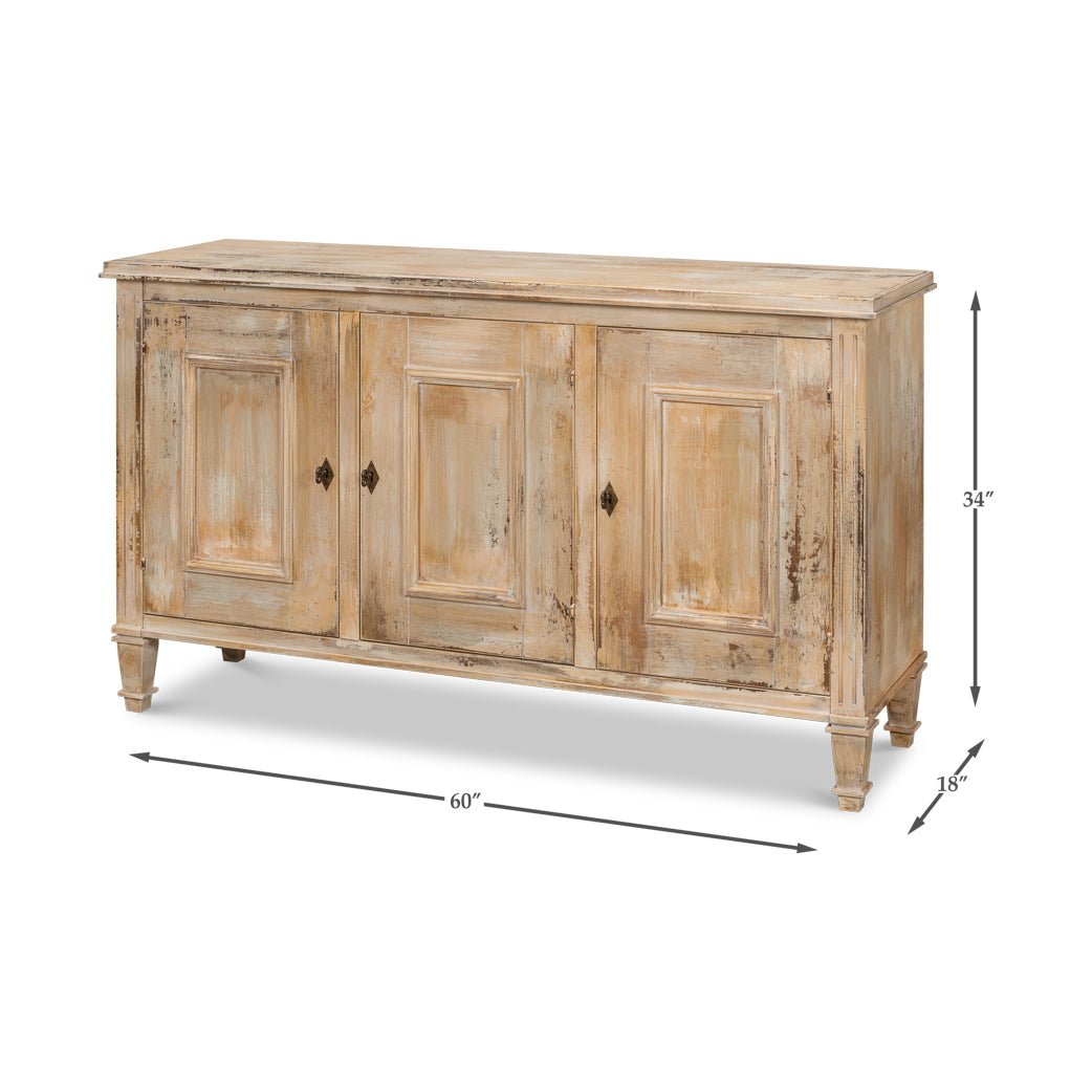 Buffet provincial français antique