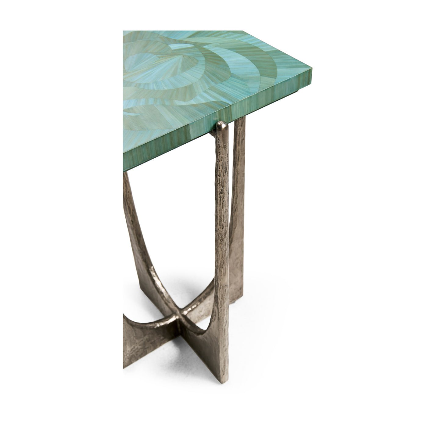 Aqua Mist Square Accent Table