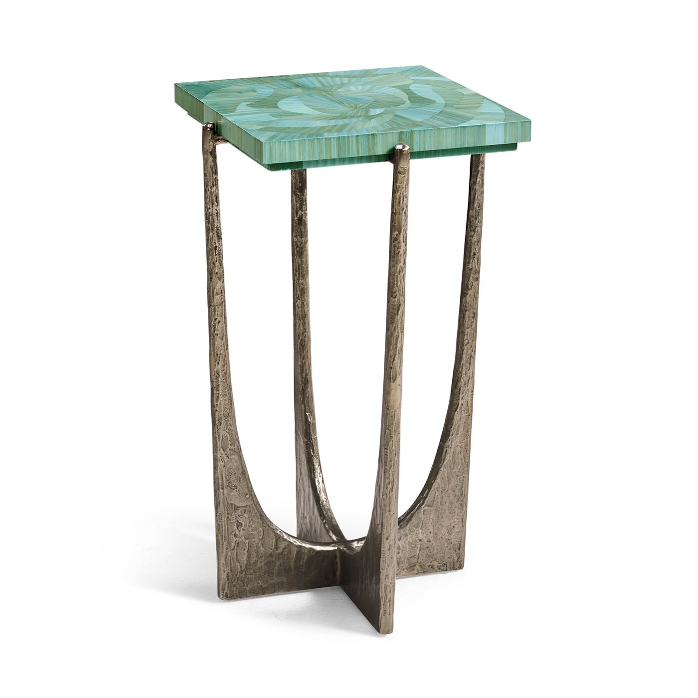 Aqua Mist Square Accent Table