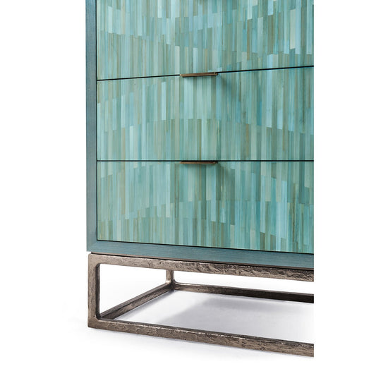 Commode à trois tiroirs Aqua Mist