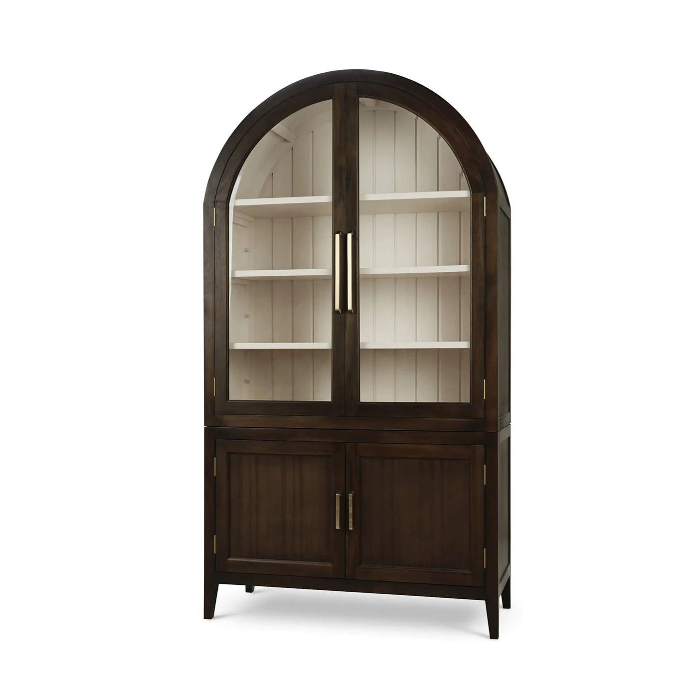 Vitrine à dessus arqué