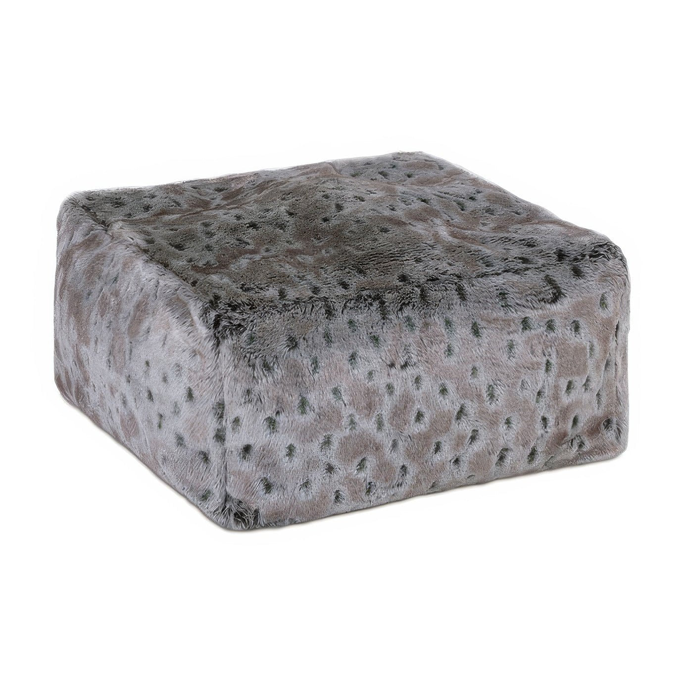 Pouf en fausse fourrure Arctic Lynx