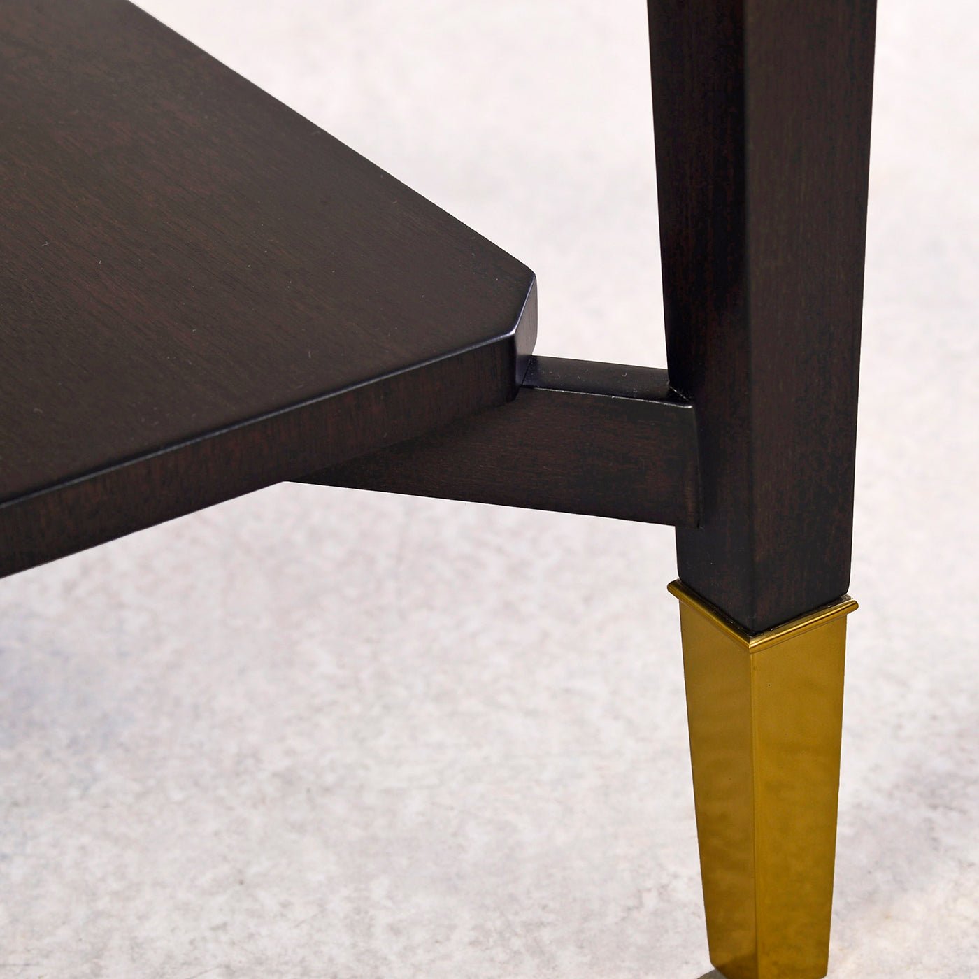 Table d'appoint Art déco en ronce de noyer