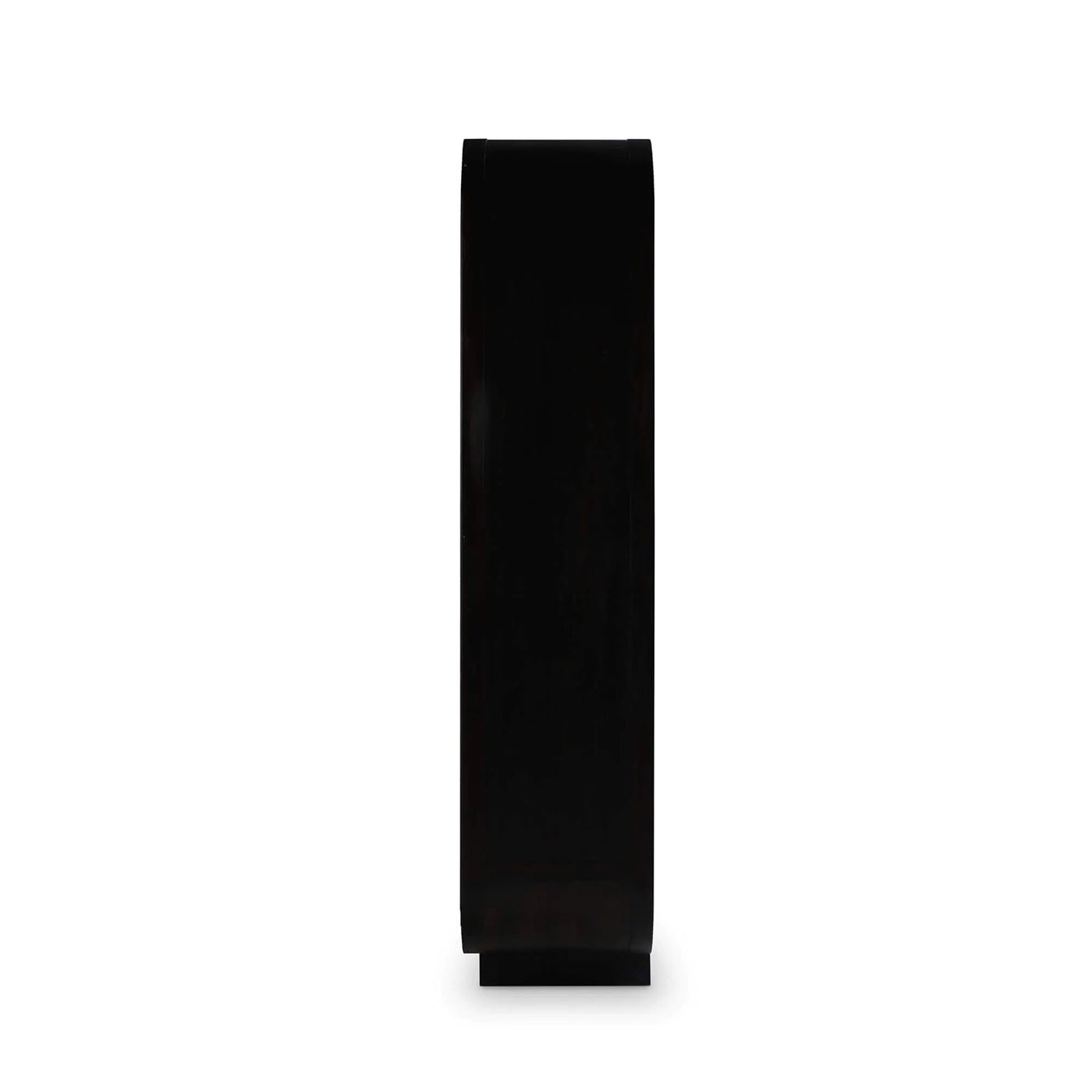 Bibliothèque ouverte moderne scandinave noire et blanche