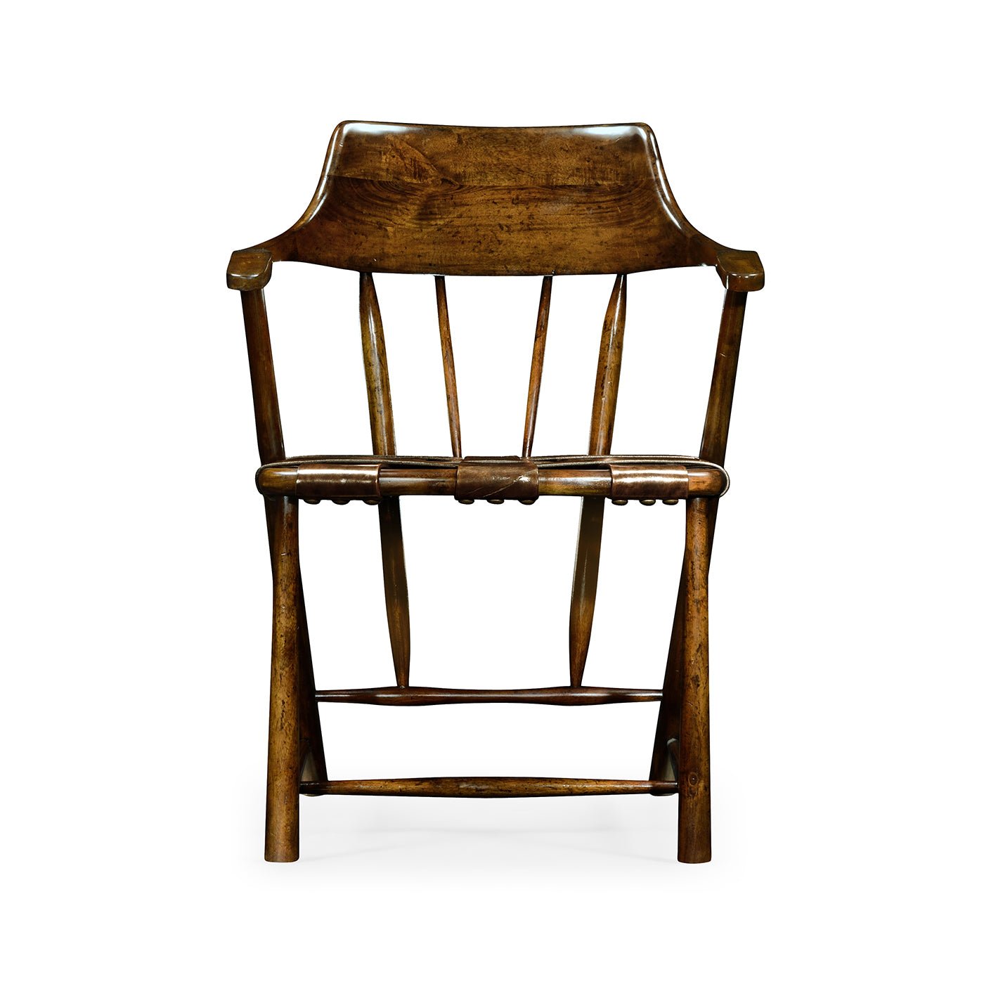 Captain's Armchair - Walnut Finish