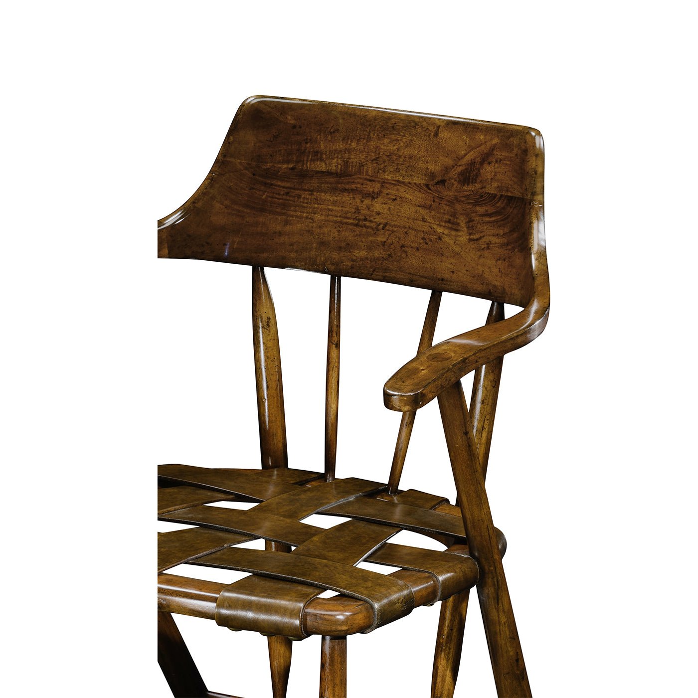 Captain's Armchair - Walnut Finish