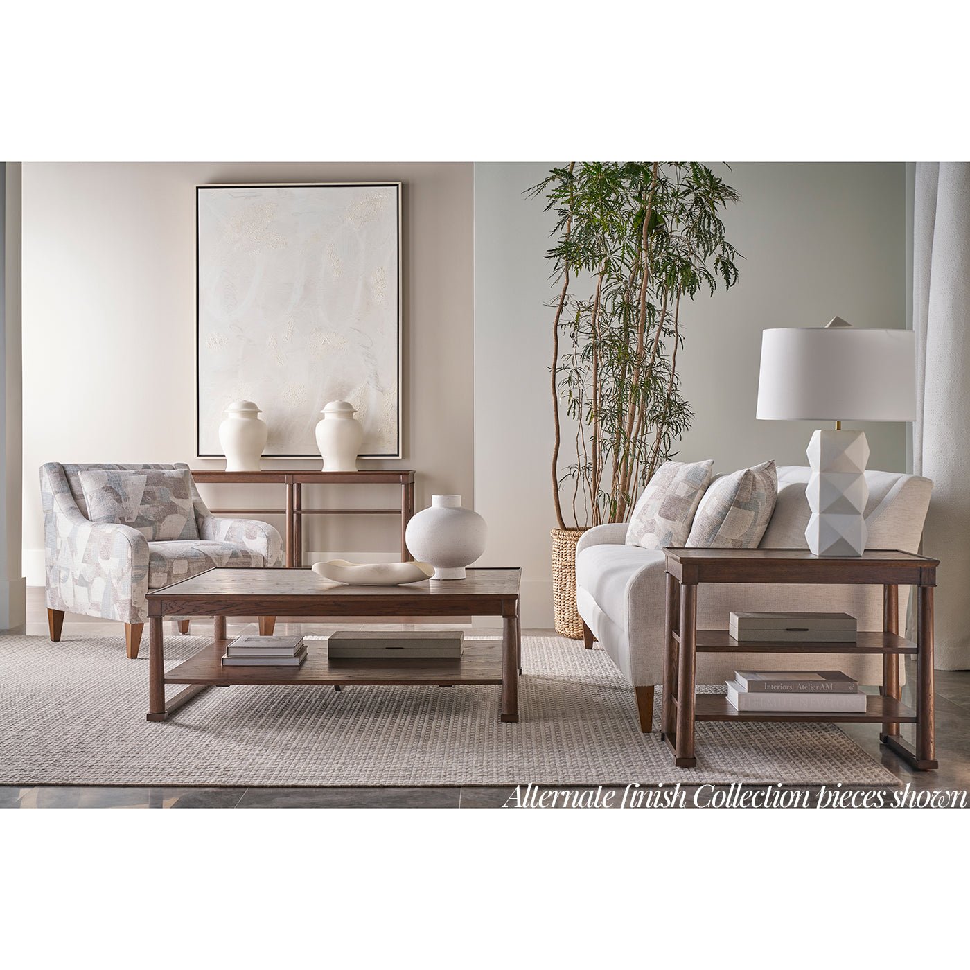Table basse blanche classique