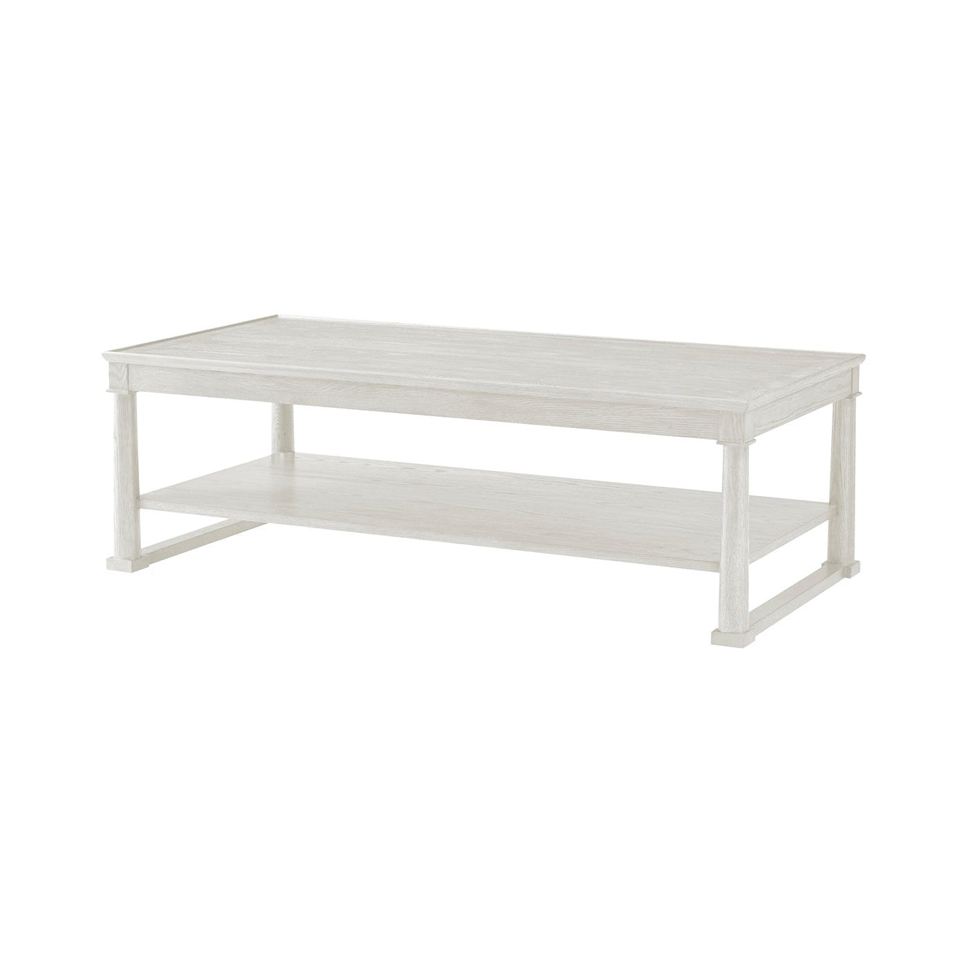 Table basse blanche classique