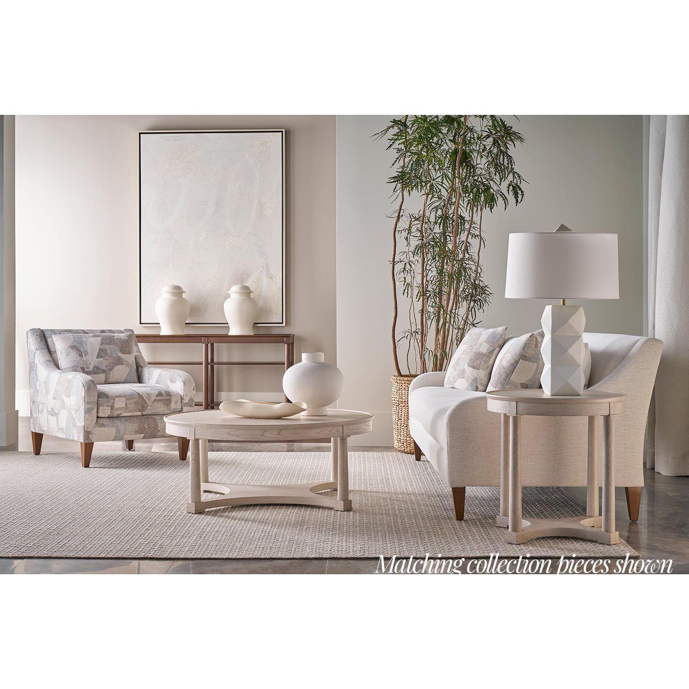 Table basse blanche classique