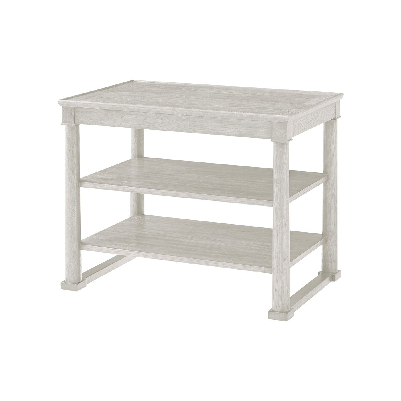 Table d'appoint blanche classique