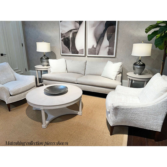 Table d'appoint blanche classique