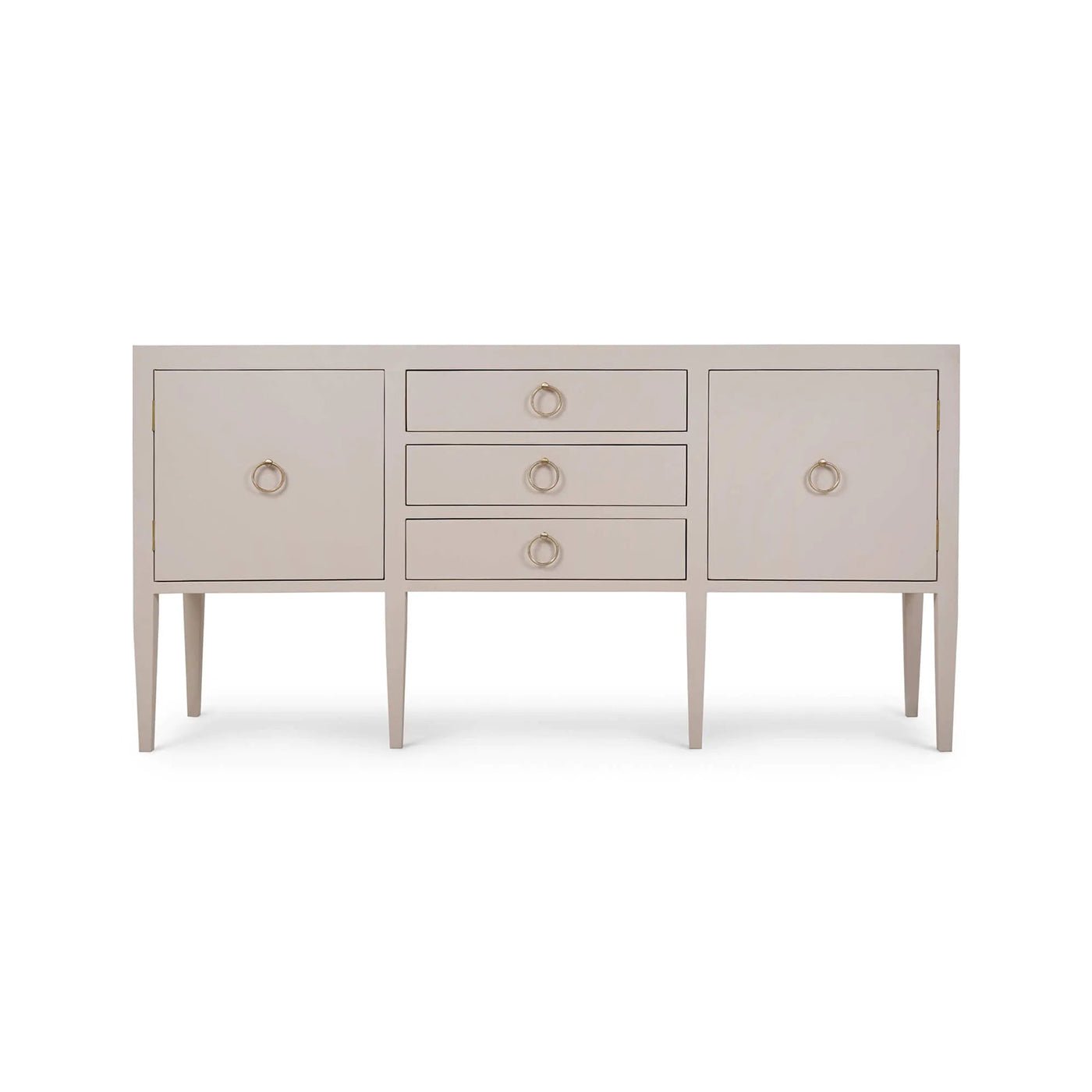 Buffet moderne concave - Lin crème