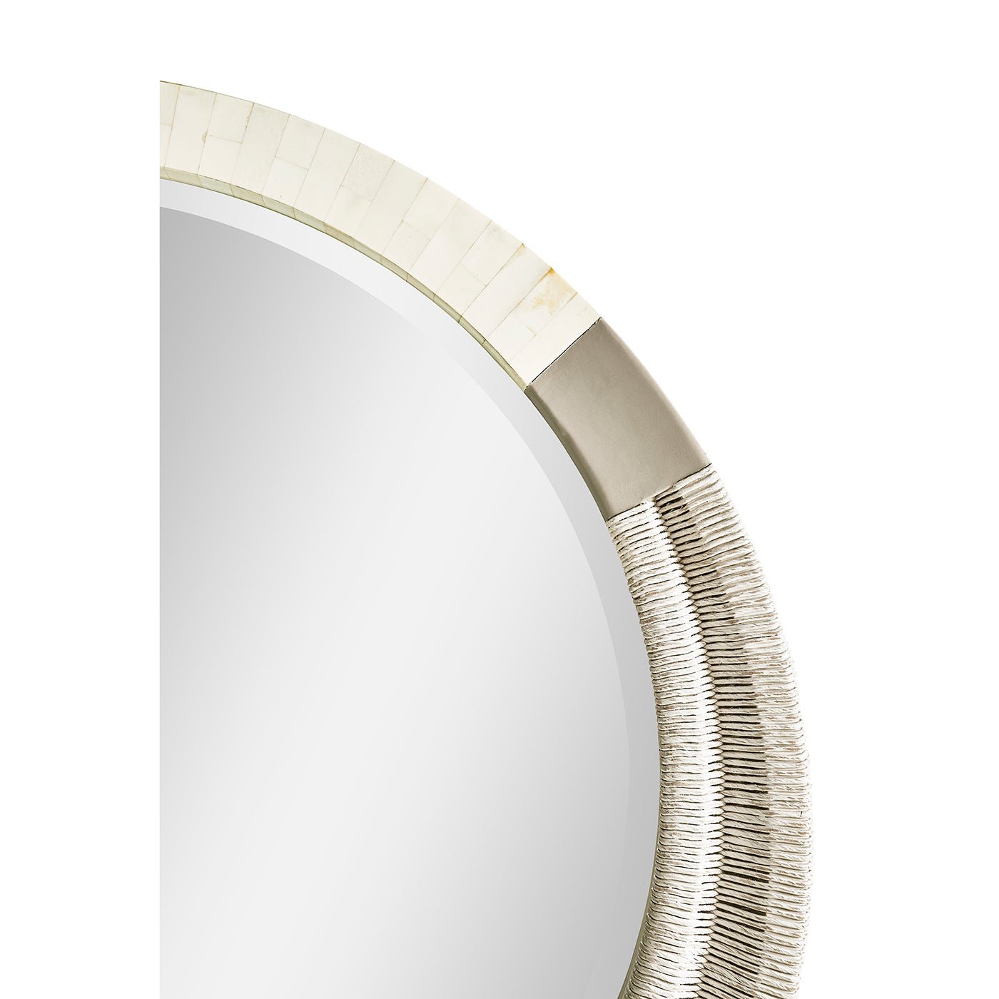 Danish Cord Organic Modern Mirror