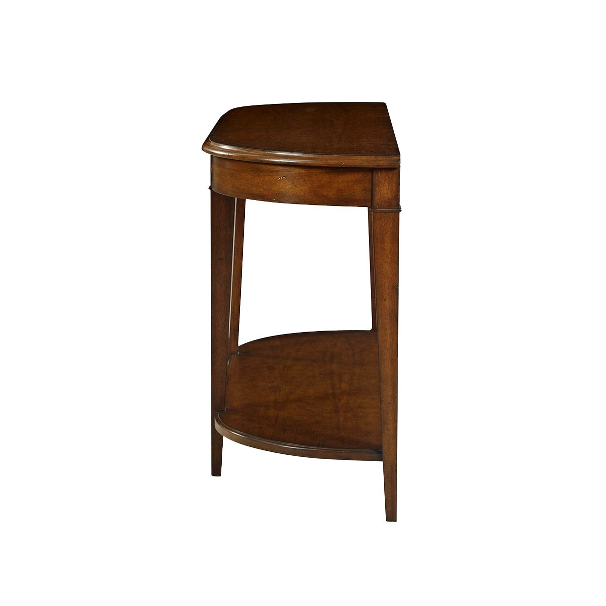 Console traditionnelle en bois foncé