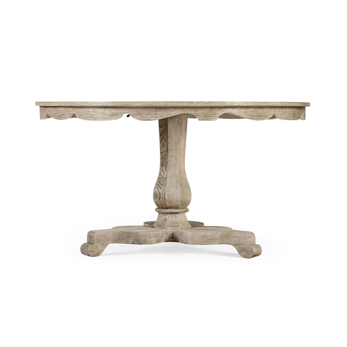 English Grayed Oak Breakfast Table