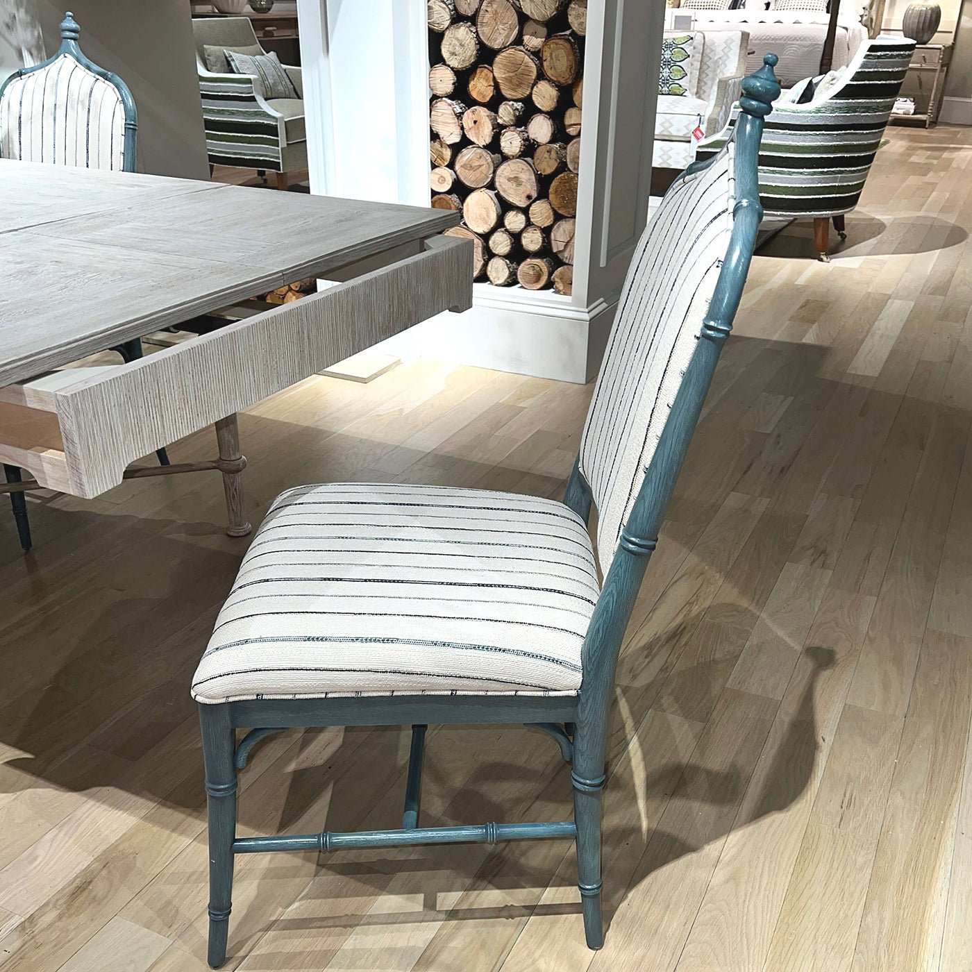 English Painted Oak Luxury Dining Chair