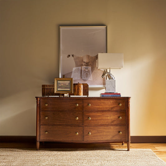 Commode anglaise à six tiroirs