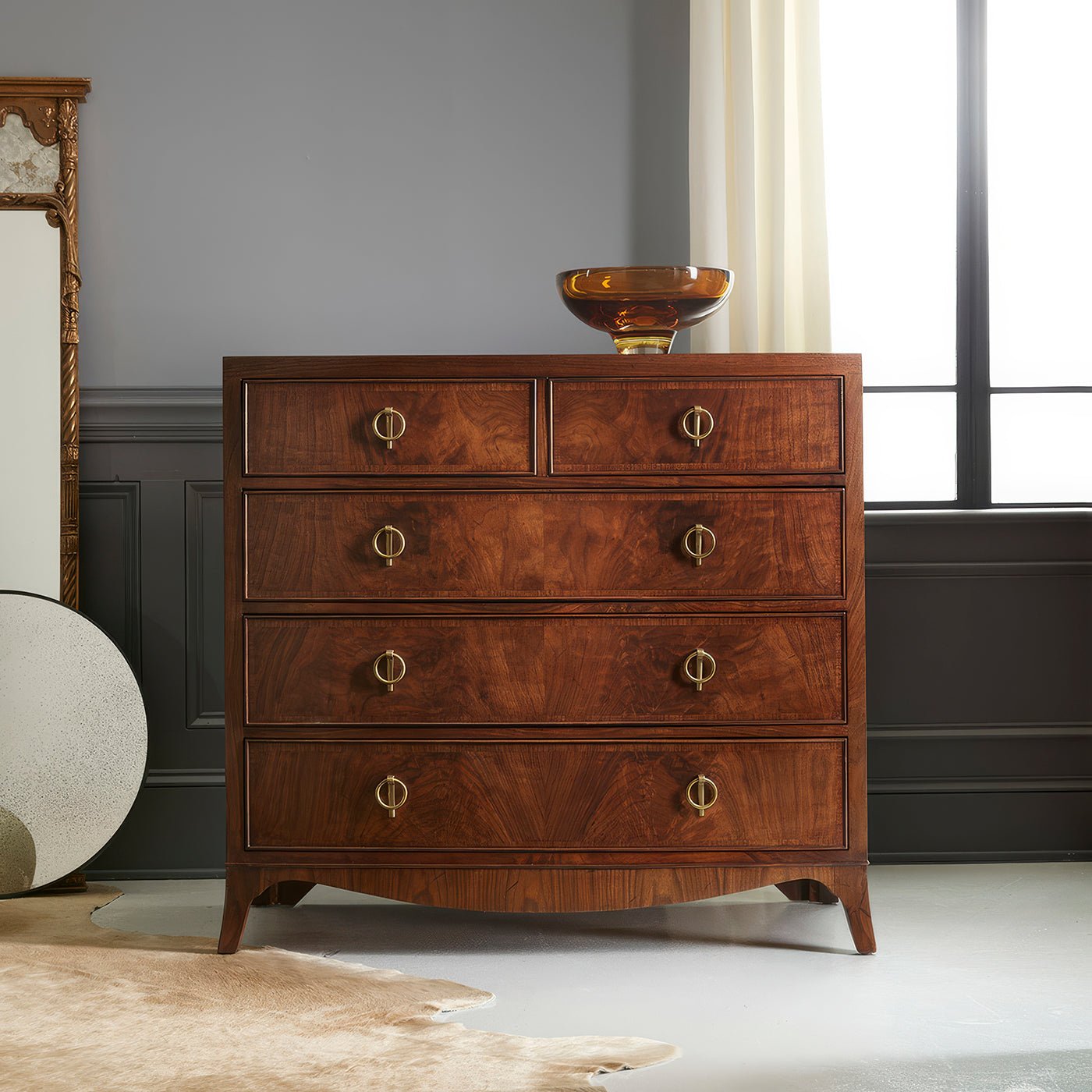 English Walnut Chest of Drawers