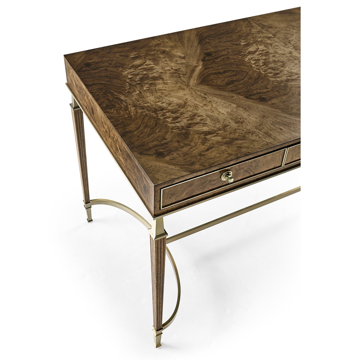 European Mid Century Walnut Desk
