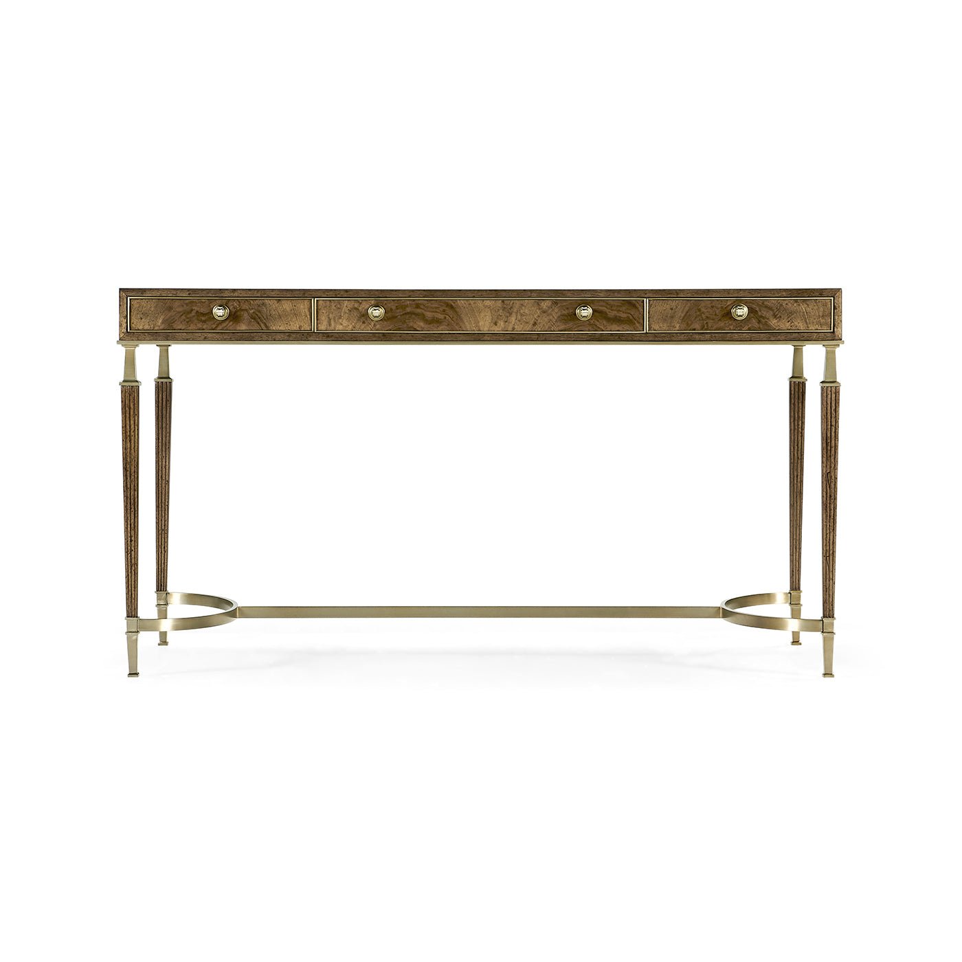 European Mid Century Walnut Desk