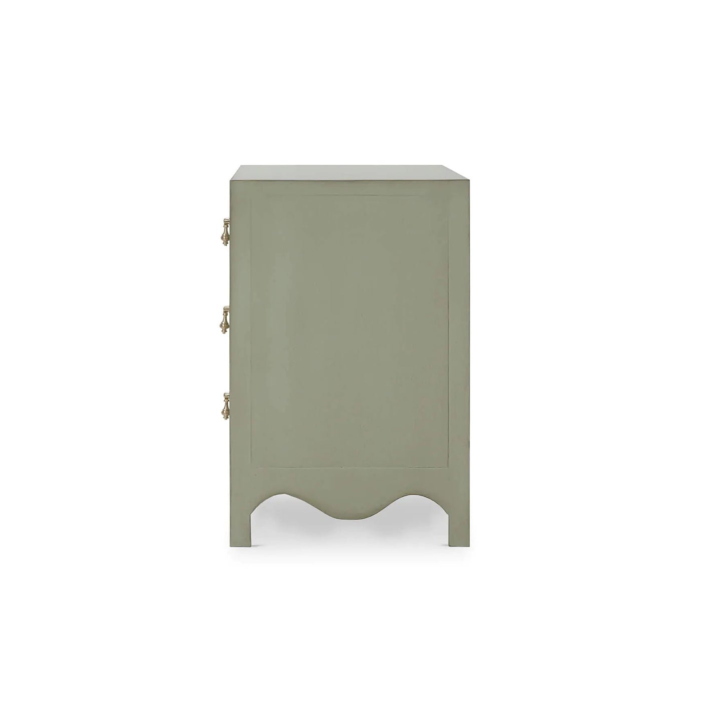 Commode de chevet vert fenouil