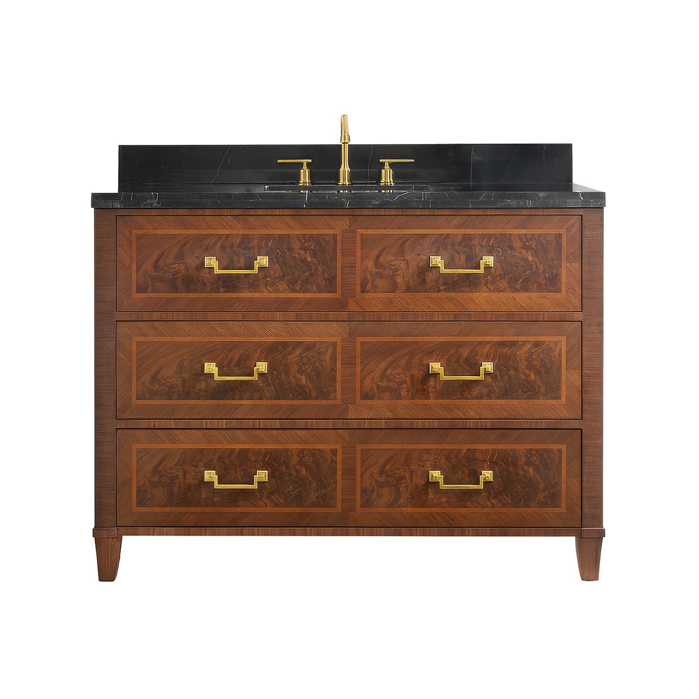 French Bathroom Vanity Dark