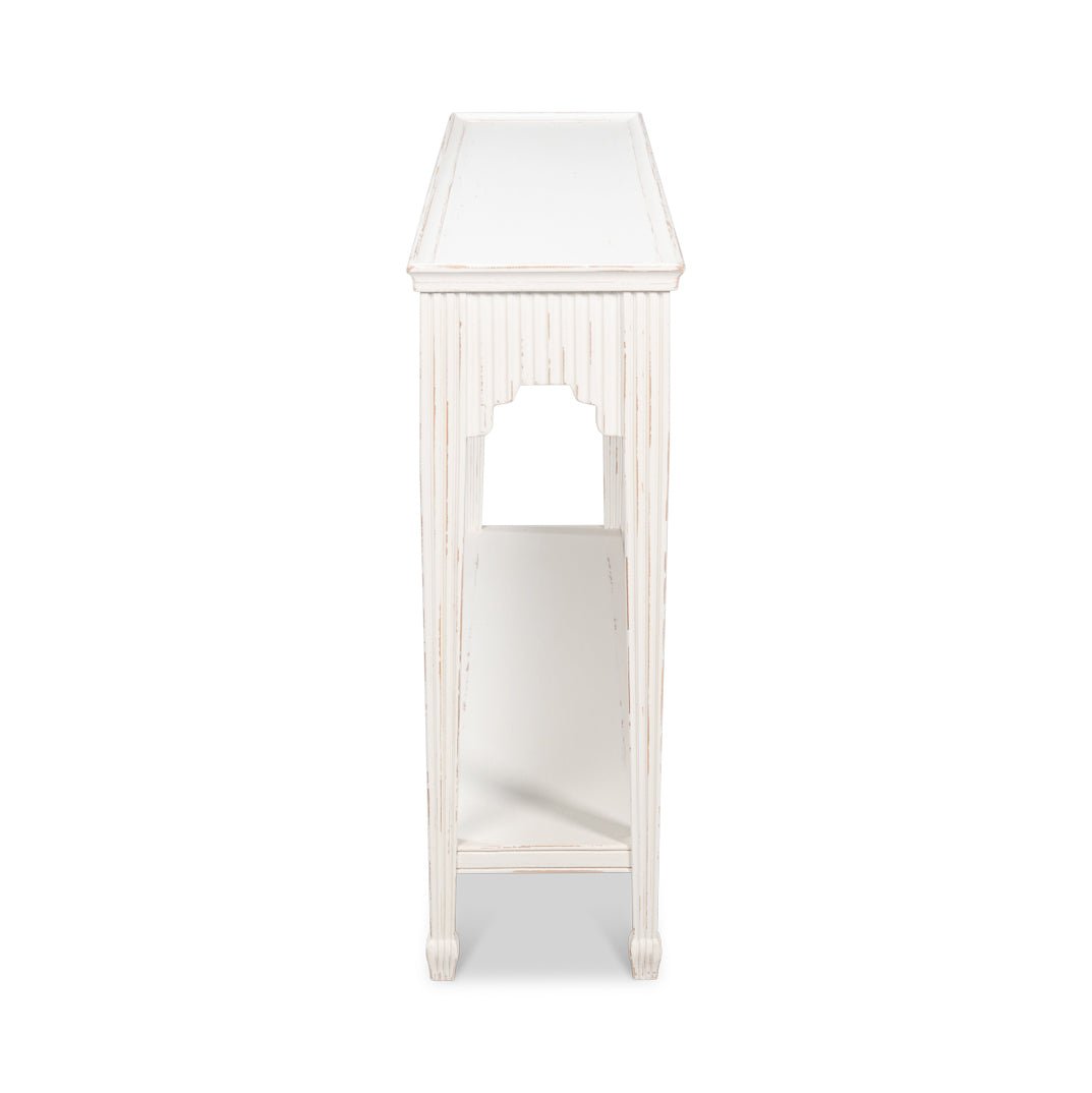 Console peinte de style campagnard français