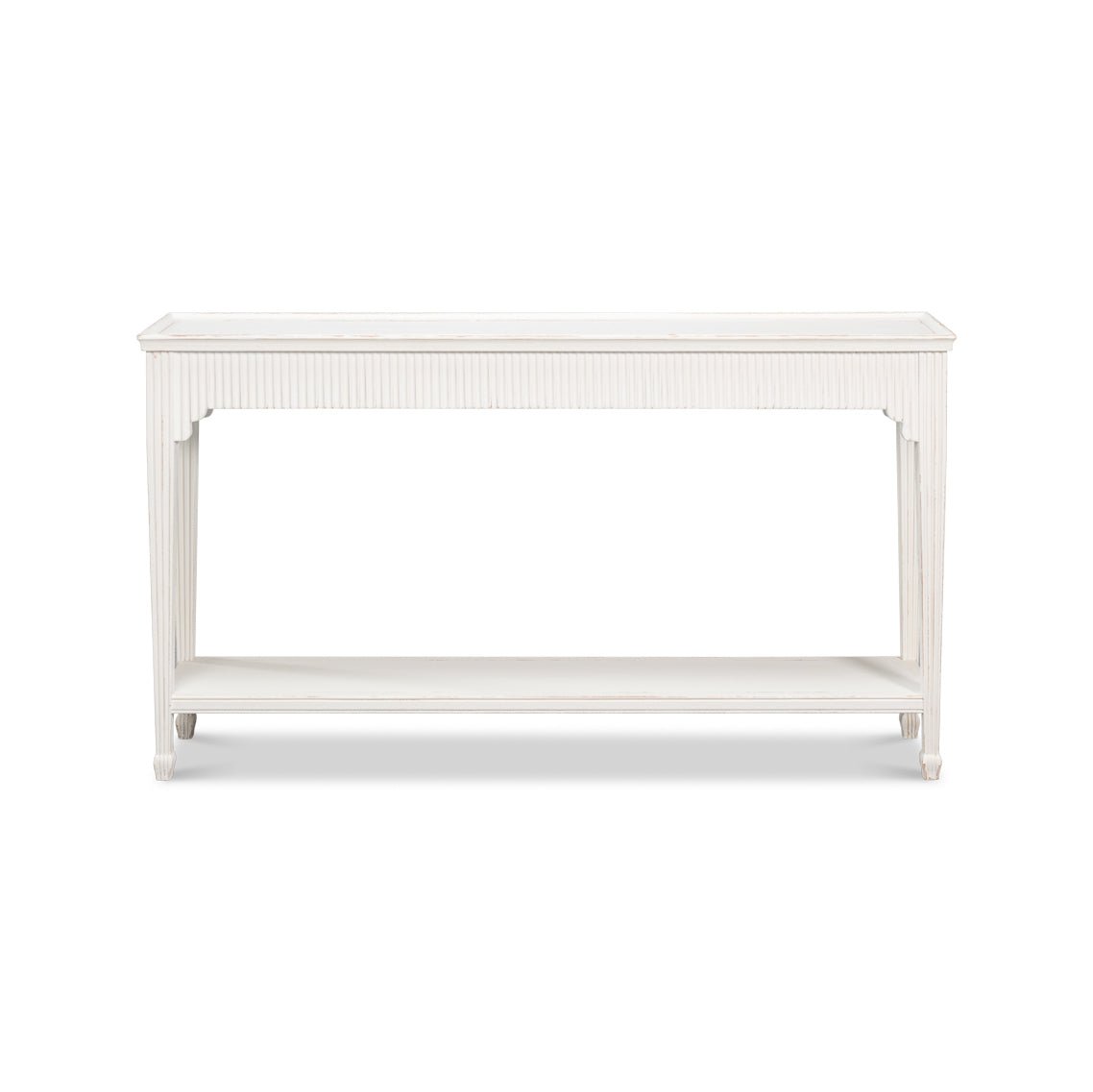 Console peinte de style campagnard français