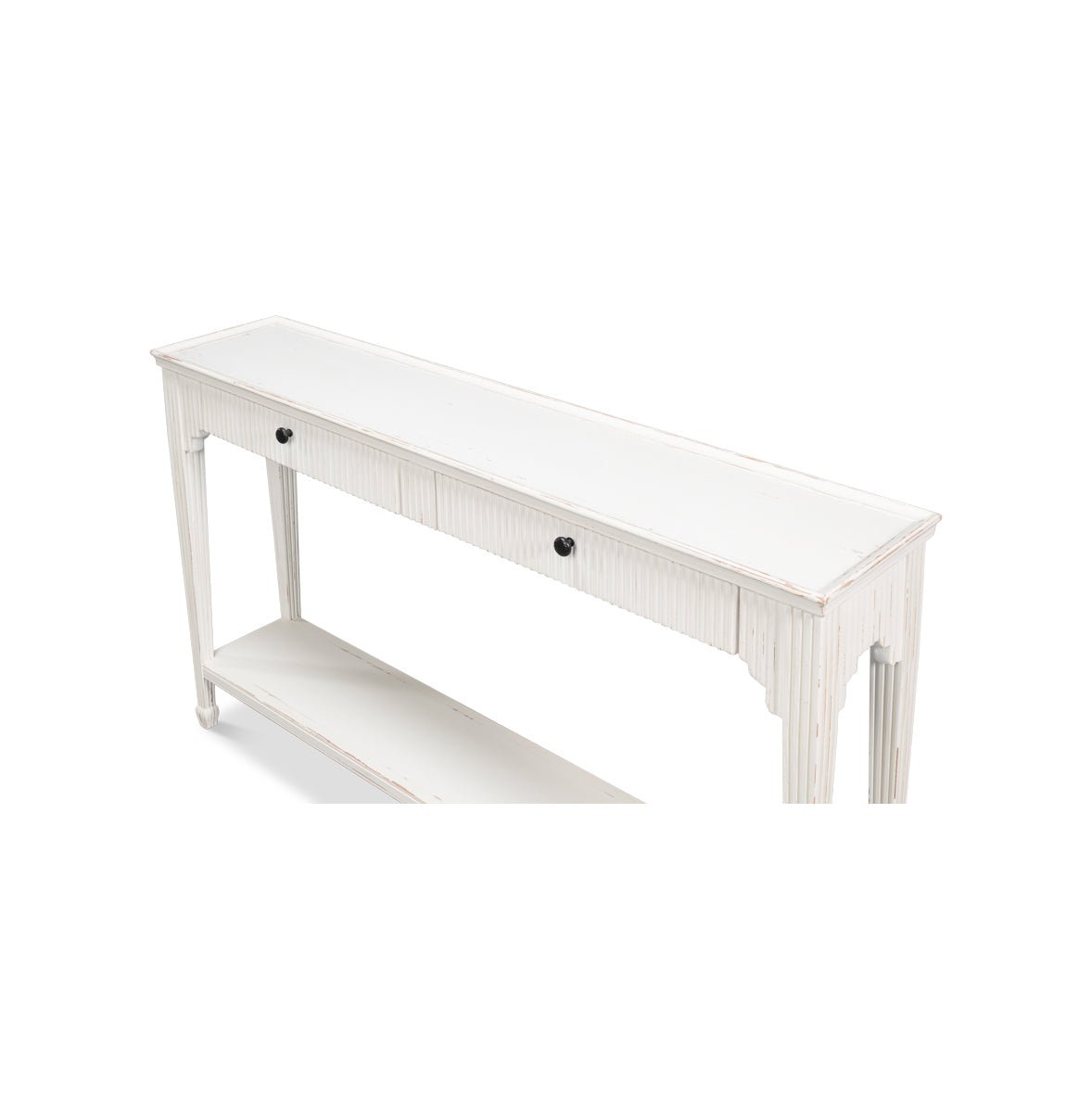 Console peinte de style campagnard français