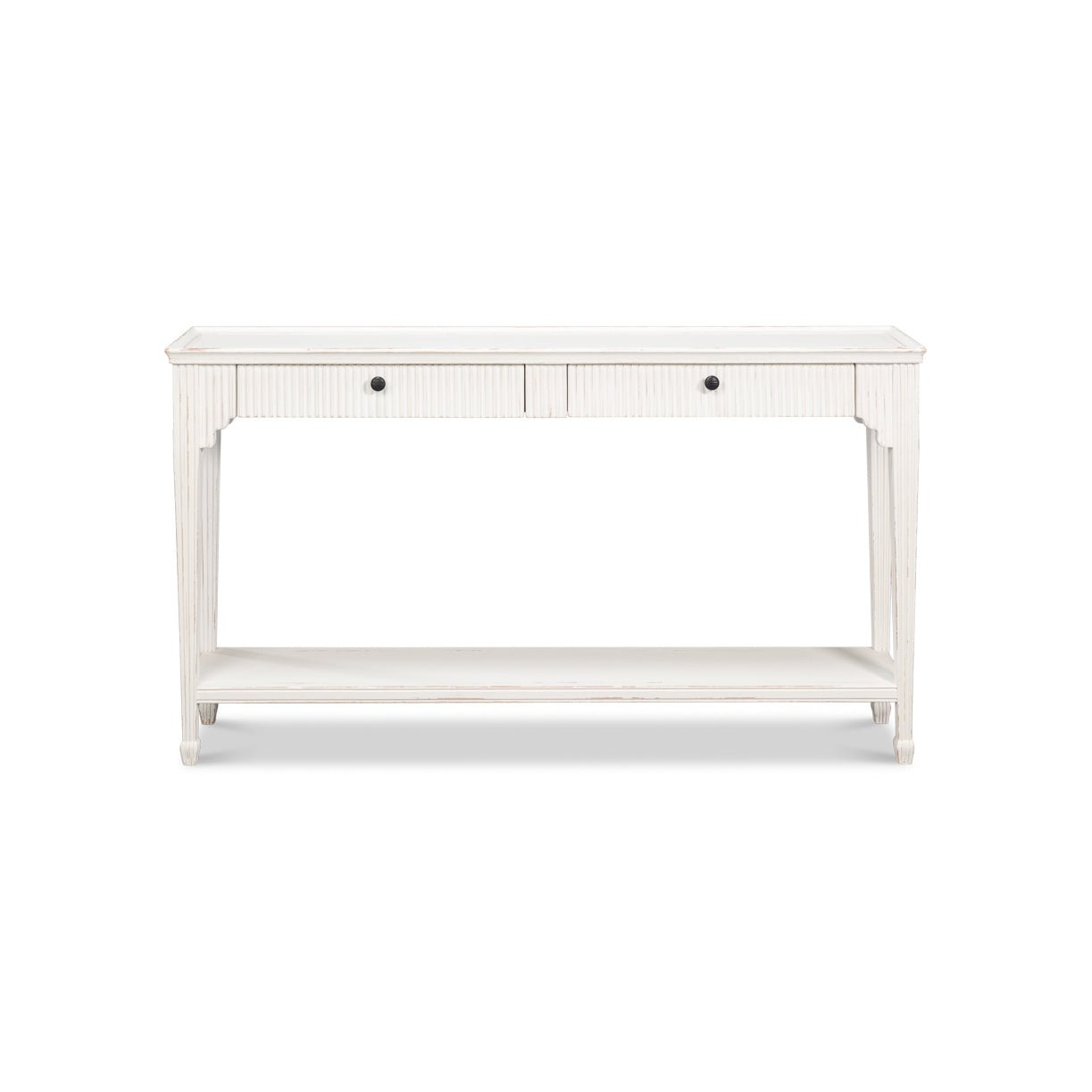 Console peinte de style campagnard français