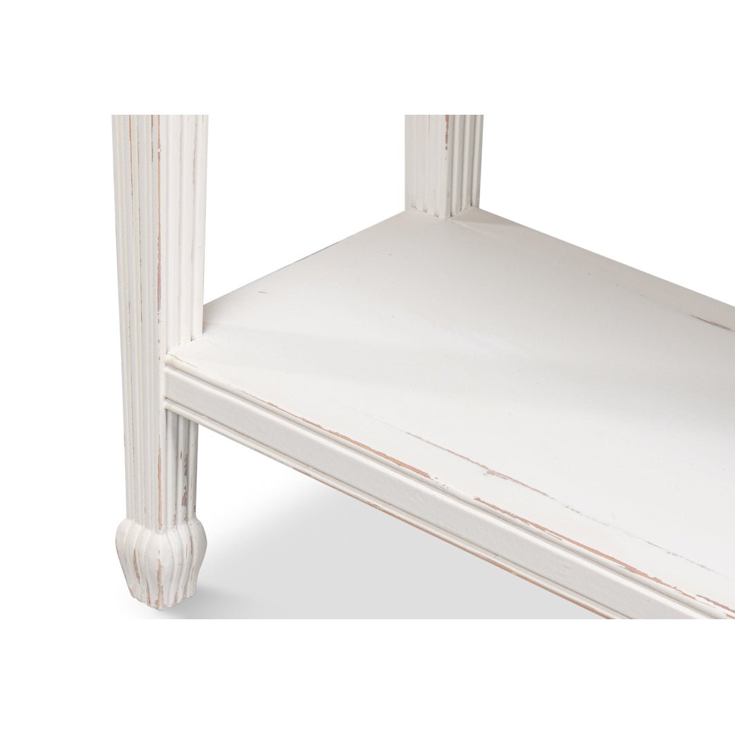 Console peinte de style campagnard français