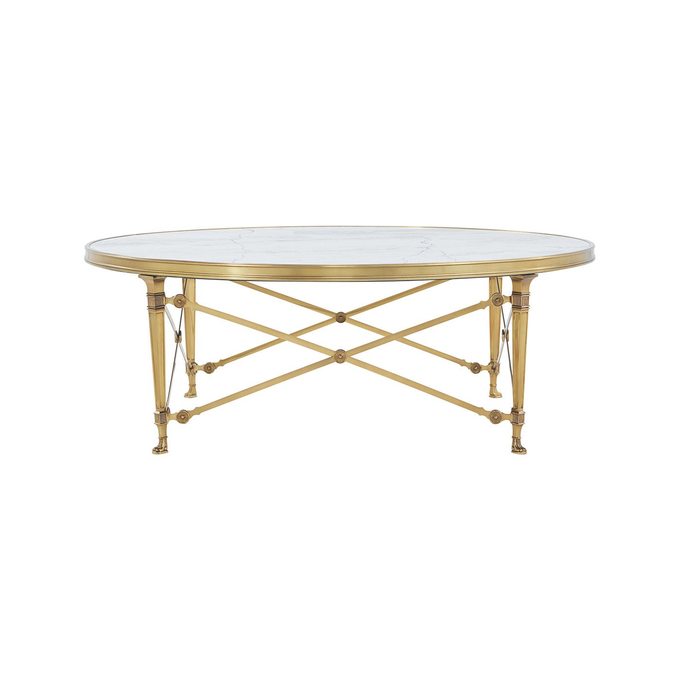 Table basse ronde de style Empire français