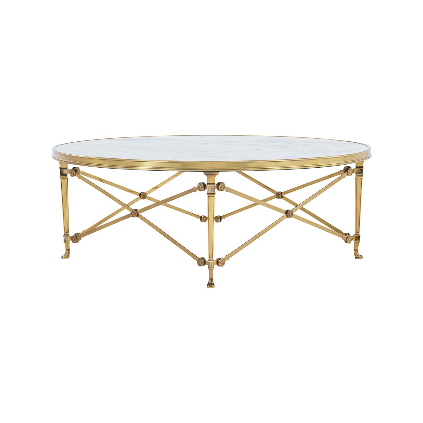 Table basse ronde de style Empire français