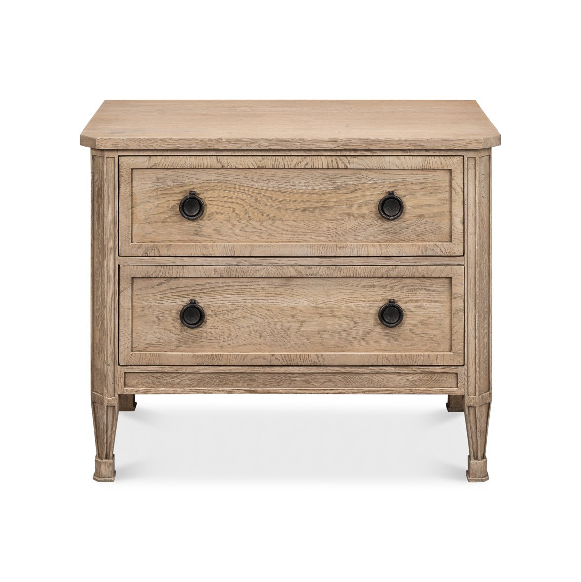 French Light Oak Nightstand