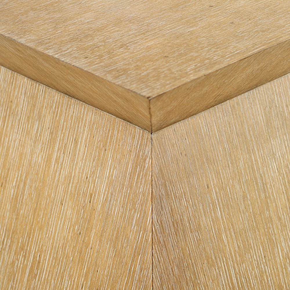 Table basse à piédestal géométrique (ensemble de 2)