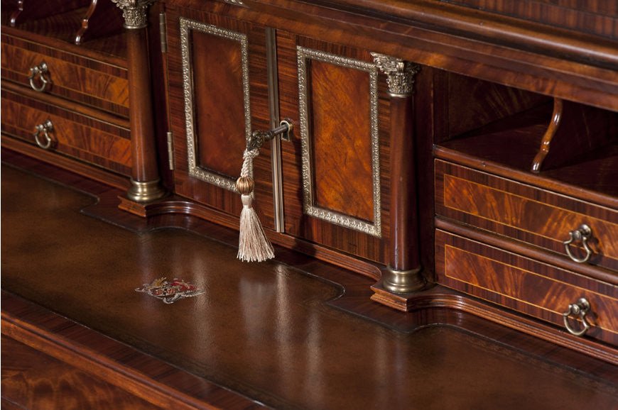 George II Mahogany Secretary Bookcase