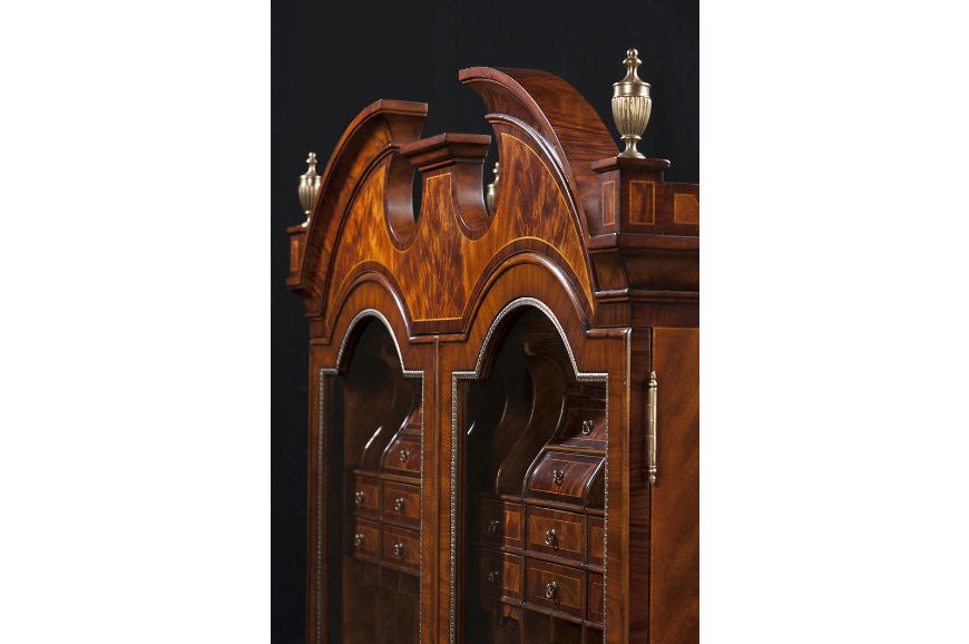 George II Mahogany Secretary Bookcase