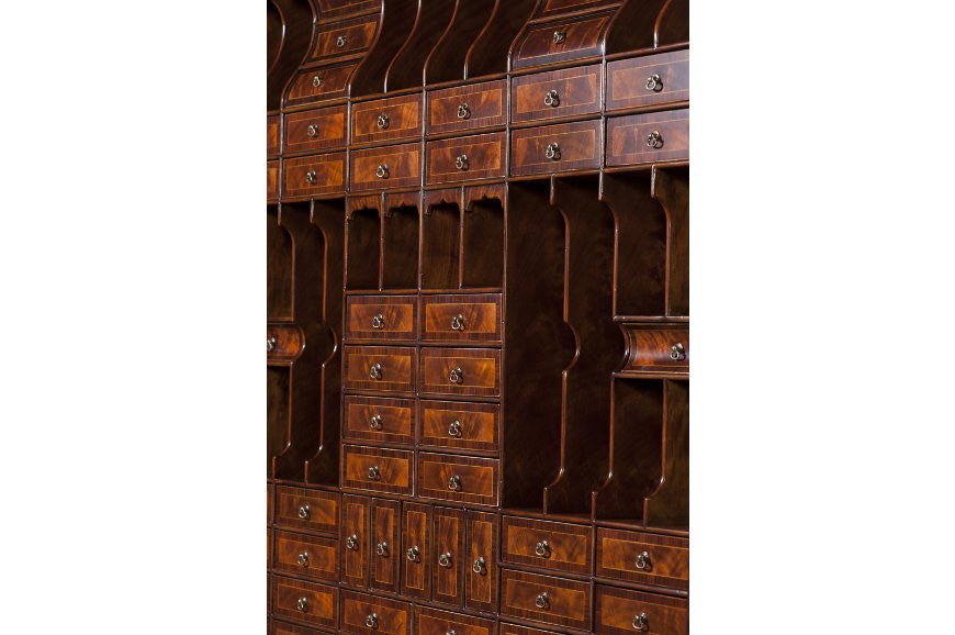 George II Mahogany Secretary Bookcase