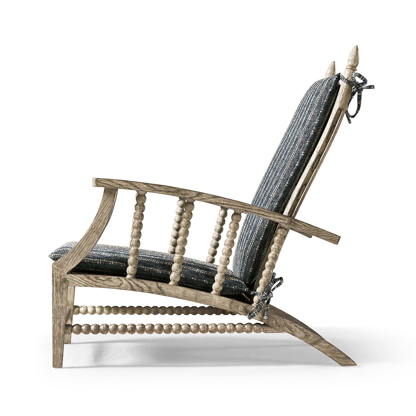 Greyed Oak Country Lounge Chair