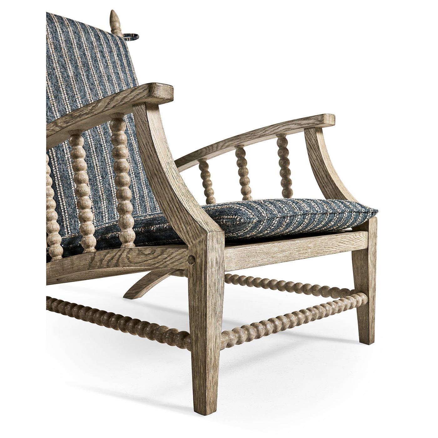 Greyed Oak Country Lounge Chair