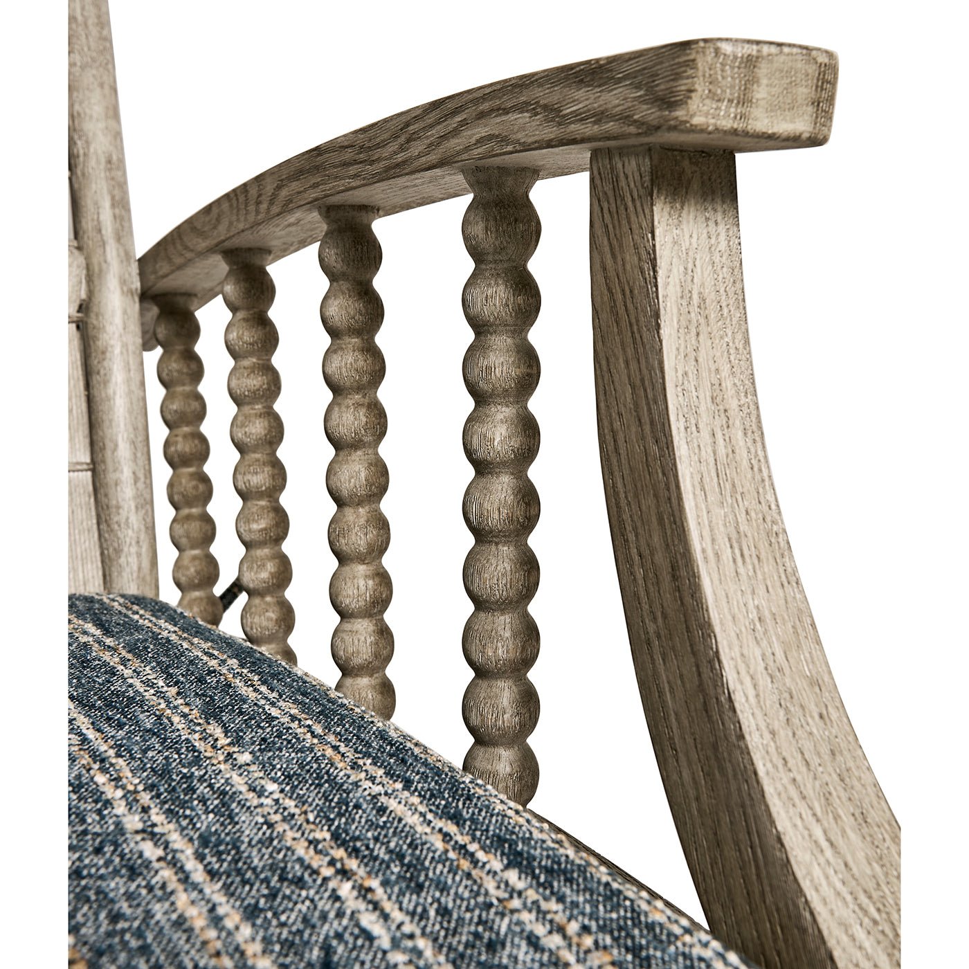 Greyed Oak Country Lounge Chair
