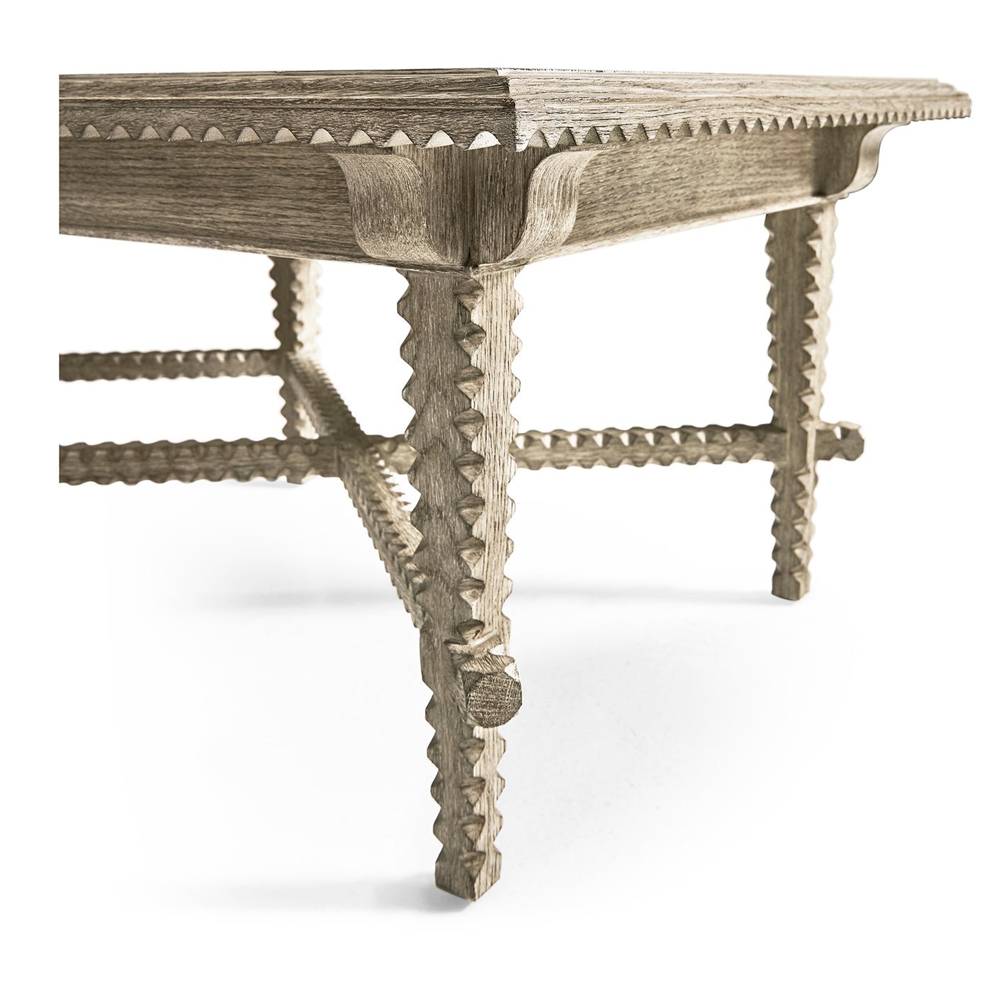 Greyed Oak Rustic Coffee Table