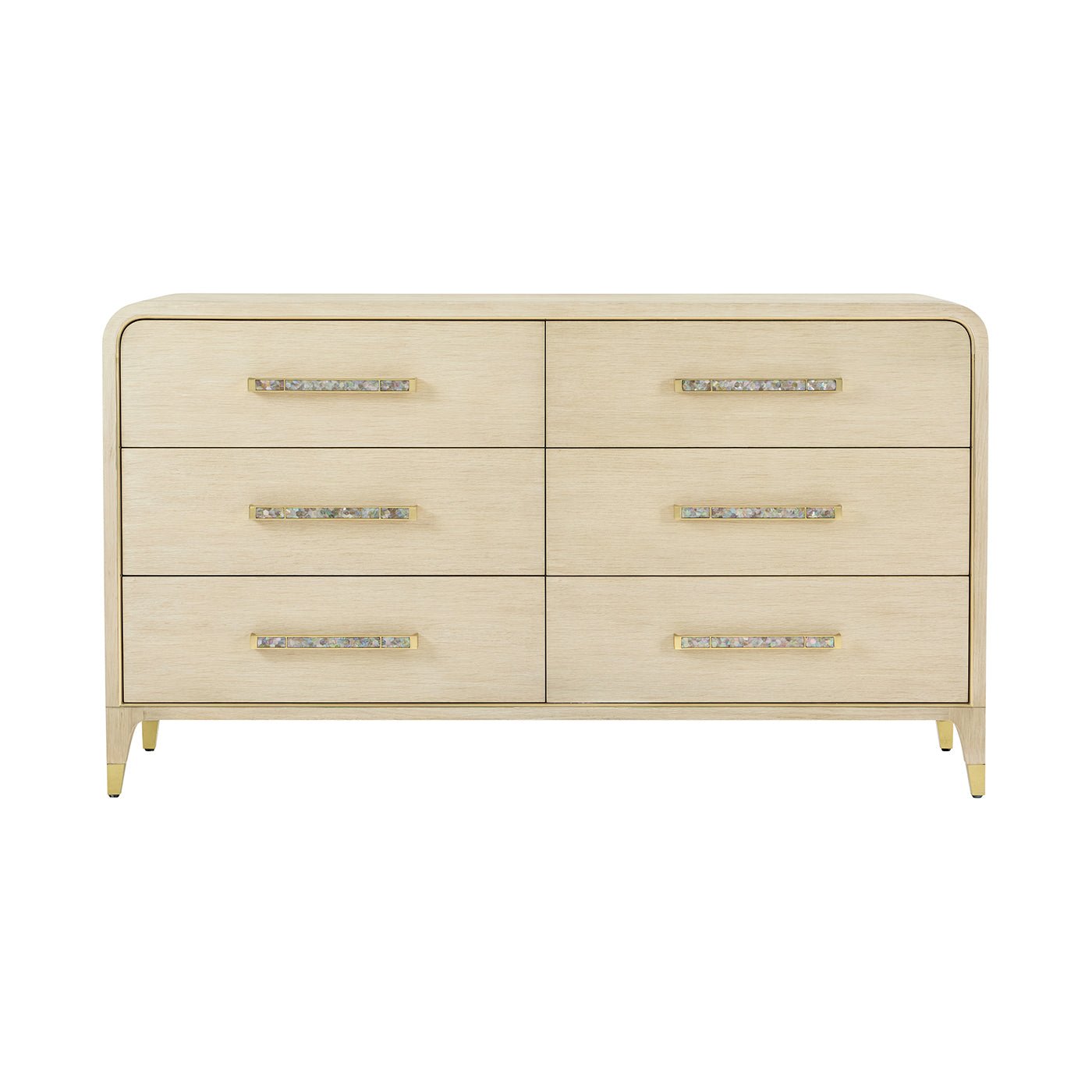 Commode Hollywood Regency - Bois clair