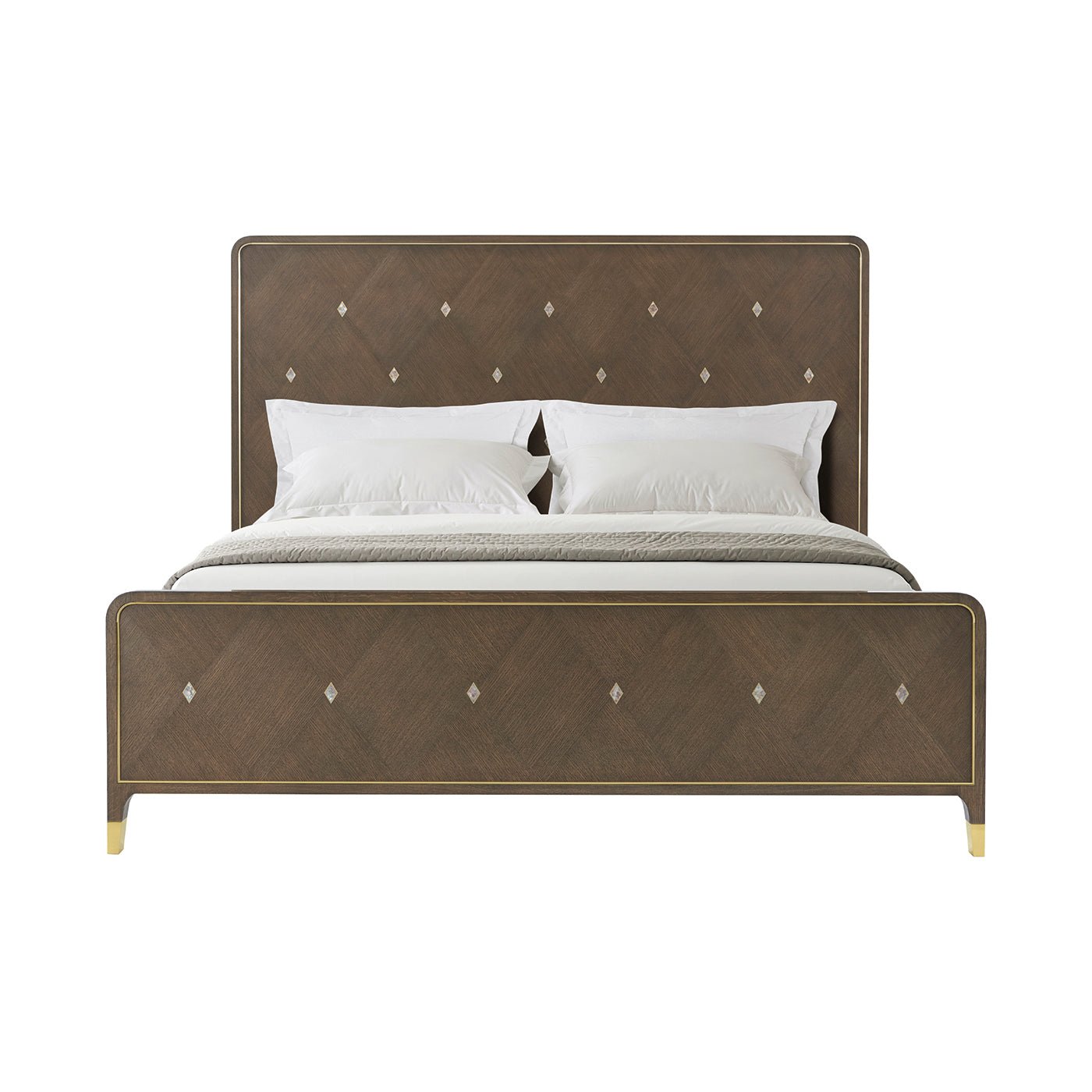 Lit King Size Hollywood Regency