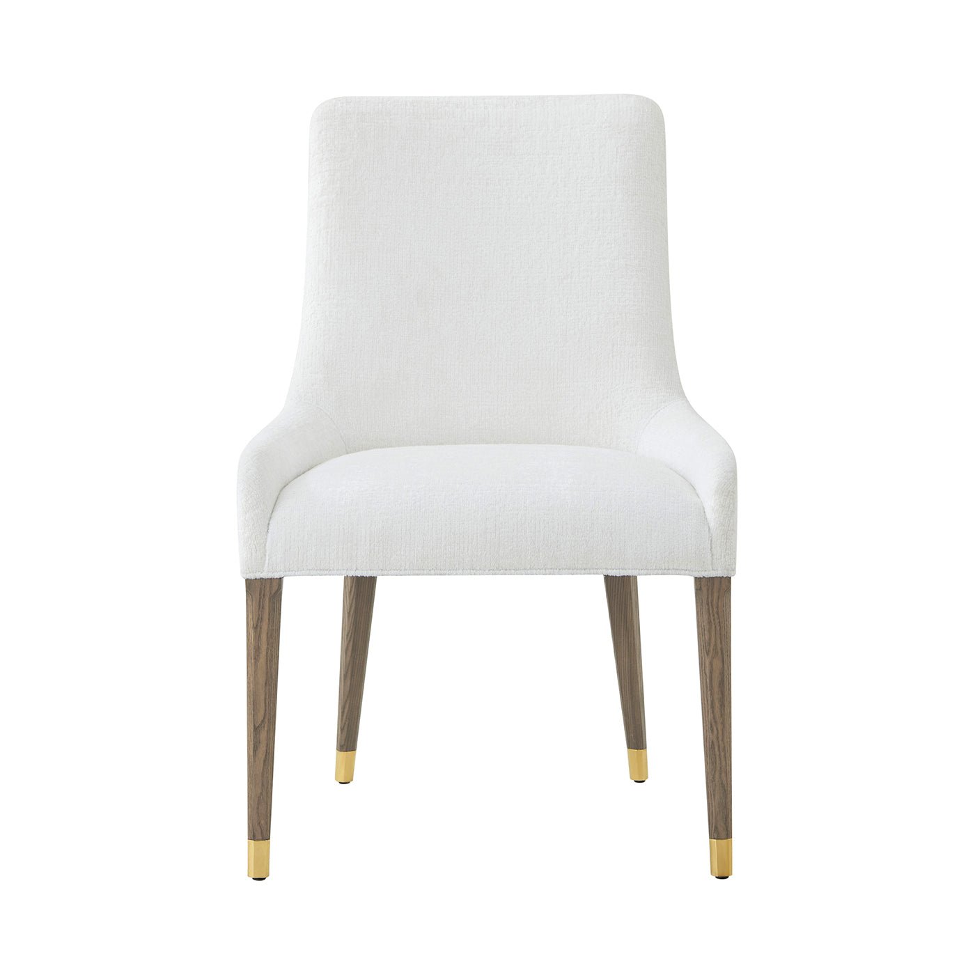 Chaise de salle à manger rembourrée Hollywood Regency