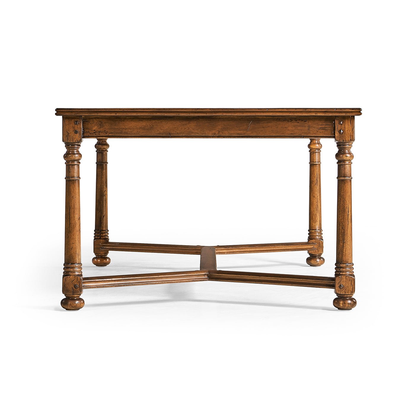 Jacobean Walnut Rectangular Coffee Table
