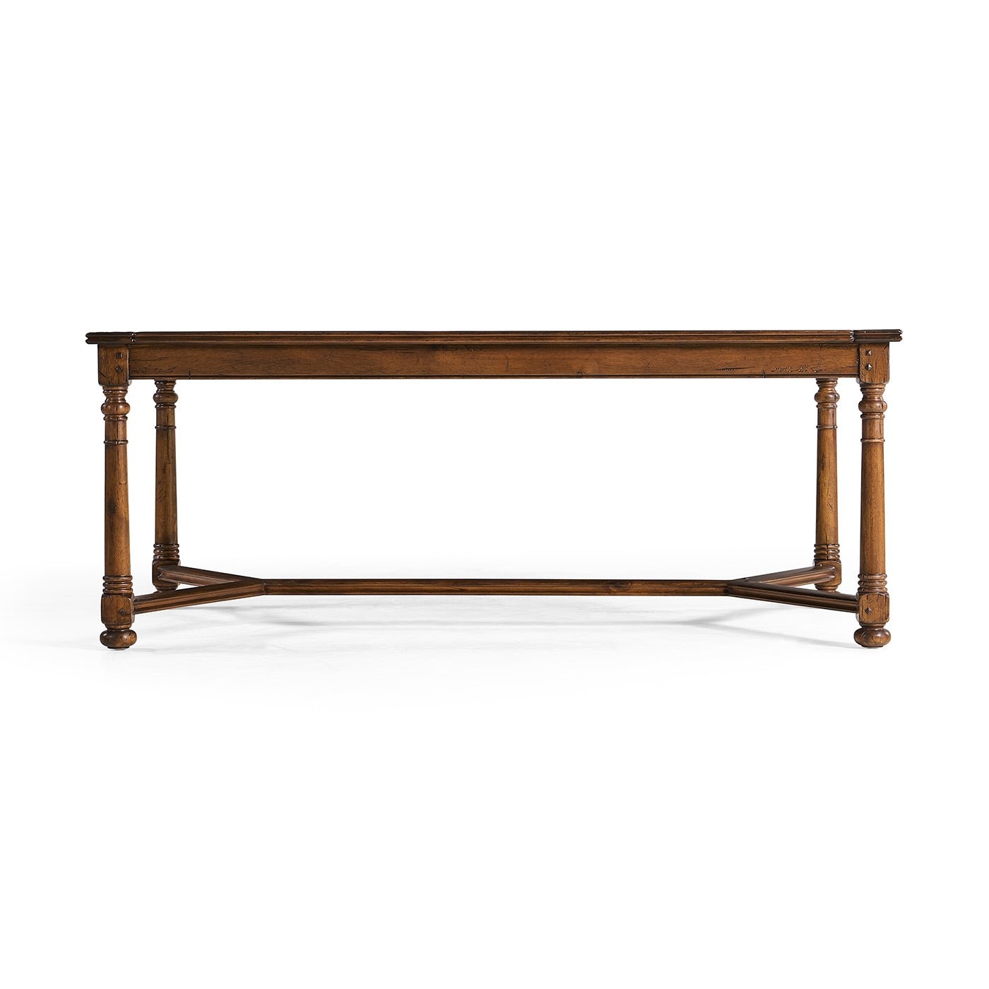 Jacobean Walnut Rectangular Coffee Table
