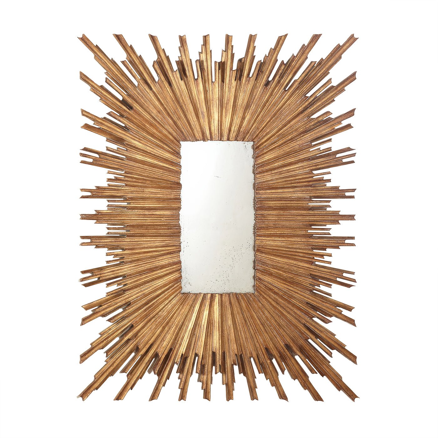 Large Gold Sunburst Mirror